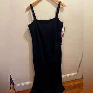 Emerald Sundae SIZE 20 cami straps long NAVY Dress